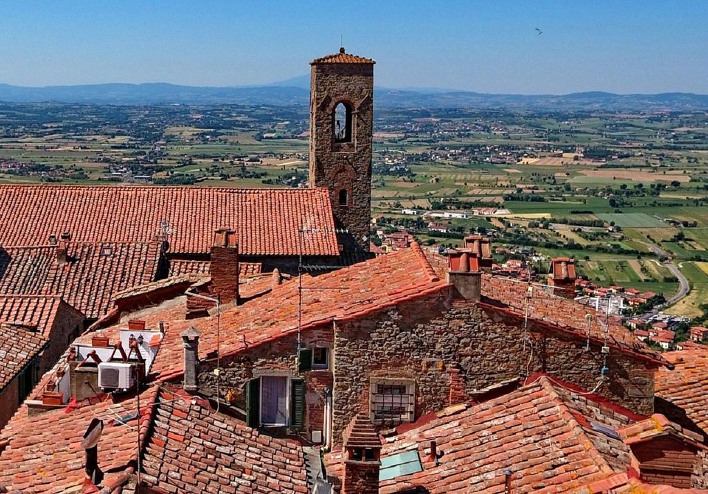 Hotel Italia Cortona Exterior foto
