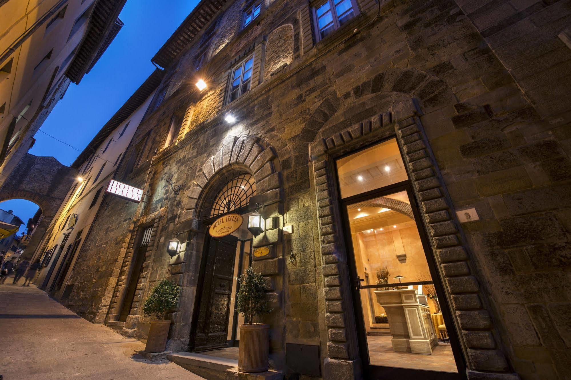 Hotel Italia Cortona Exterior foto